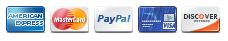 Credit Cards accepted